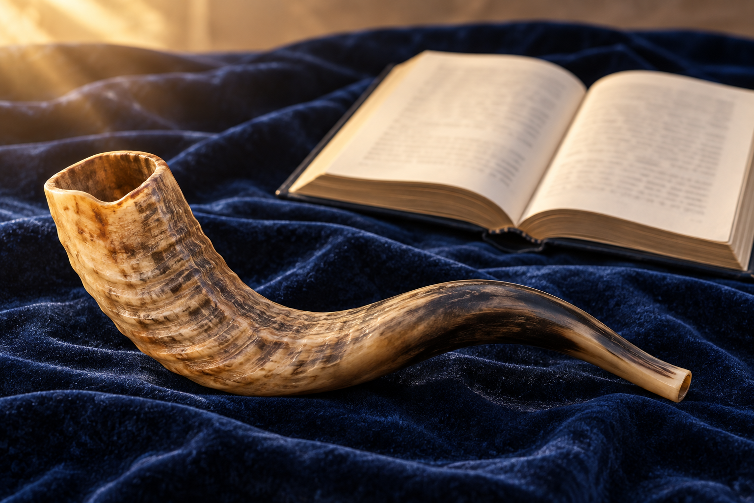 Shofar and prayer book